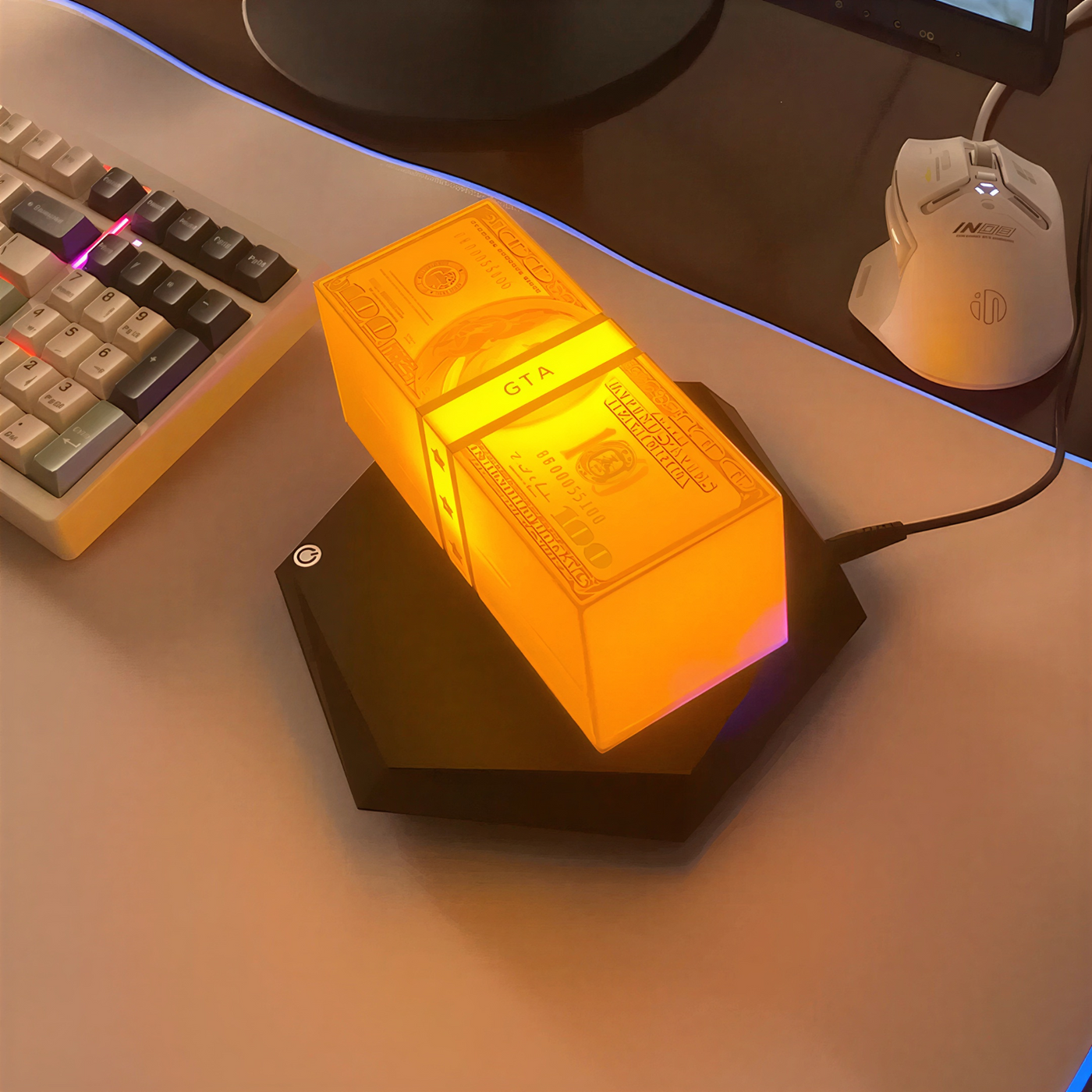Floating Money Lamp